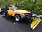 1995 CHEVY 1-TON K35 TRUCK W/FISHER MINUTE MOUNT PLOW Auction Photo